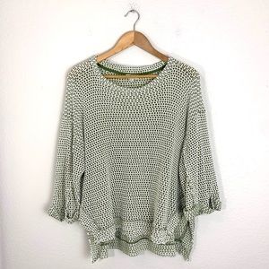 UMGEE waffle knit green oversized sweater medium